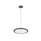 Dainolite FCA-1225LEDP-MB Franchesa 1-lumière 25W Noir mat LED Suspendu