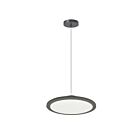 Dainolite FCA-1225LEDP-MB Franchesa 1-lumière 25W Noir mat LED Suspendu