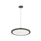 Dainolite FCA-1630LEDP-MB Franchesa 1-lumière 30W Noir mat LED Suspendu