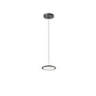 Dainolite FCA-58LEDP-MB Franchesa 1-lumière 8W Noir mat LED Suspendu