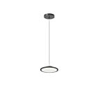 Dainolite FCA-714LEDP-MB Franchesa 1-lumière 14W Noir mat LED Suspendu