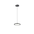 Dainolite FCA-714LEDP-MB Franchesa 1-lumière 14W Noir mat LED Suspendu