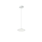 Dainolite FCA-714LEDP-MW Franchesa 1-lumière 14W Blanc mat LED Suspendu