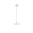 Dainolite FCA-714LEDP-MW Franchesa 1-lumière 14W Blanc mat LED Suspendu