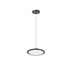 Dainolite FCA-920LEDP-MB Franchesa 1-lumière 20W Noir mat LED Suspendu