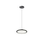 Dainolite FCA-920LEDP-MB Franchesa 1-lumière 20W Noir mat LED Suspendu