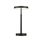 Lampe de table à LED Dainolite FCE-1510LEDT-SB Francine Noir sablonneux 10W