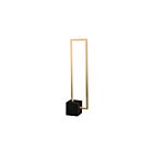 Lampe de table LED Dainolite FLN-LEDT25-AGB-MB 1-Lumière 21.6W Laiton vieilli