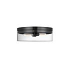 Dainolite FNA-142FH-MB-CLR Fiona 2-Lumières 120W Noir mat LED Plafonnier encastré