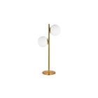 Lampe de table à LED Dainolite FOL-222T-AGB Folgar 2-Lumières Laiton vieilli 80W