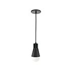 Dainolite FOR-51P-MB Fortuna 1-Lumière 60W Noir mat Suspendu