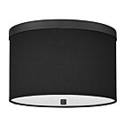 Dainolite FRD-122FH-MB-BK Frederica 2-Lumières 120W Noir LED Plafonnier encastré
