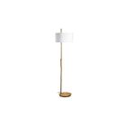 Lampe sur pied Dainolite FTG-622F-AGB-WH Fitzgerald 1-Lumière Laiton vieilli 100W
