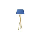 Lampe sur pied LED Dainolite Gabriela GAB-601F-AGB-202 1-lumière 150W laiton vieilli