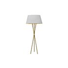 Lampe sur pied incandescent Dainolite GAB-601F-AGB-692 1-Lumière 100W Laiton vieilli