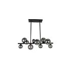 Suspendu à tige Dainolite GLA-3110HP-MB Glasgow 10-Lumières 250W Noir mat