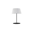 Dainolite GTC-R281T-MB-WH Gretchen 1-Lumière noir mat 60W LED Lampe de table