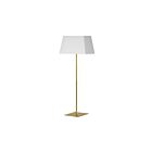 Dainolite GTC-S631F-AGB-WH Gretchen 100W Laiton vieilli LED Lampe sur pied