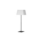 Dainolite GTC-S631F-MB-WH Gretchen 100 Watt Noir mat LED Lampe sur pied