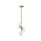 Dainolite GVA-175P-AGB Giovanna 5-lumières 125W Albâtre LED Suspendu