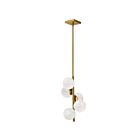Dainolite GVA-175P-AGB Giovanna 5-lumières 125W Albâtre LED Suspendu