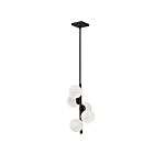 Dainolite GVA-175P-MB Giovanna 10-lumières 125W Albâtre LED Suspendu