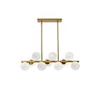 Dainolite GVA-3110HP-AGB Giovanna 10-lumières 250W Albâtre LED Suspendu