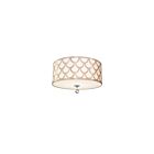 Plafonnier LED Dainolite HAN-184FH-PC-WG séries Hannah 4-lumières Or d'hiver 240w