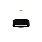 Suspendu Dainolite HEL-304P-AGB-BW Helena 4-Lumières Laiton vieilli 240W
