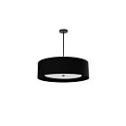 Suspendu Dainolite HEL-304P-MB-BW Helena 4-Lumières Noir 240W