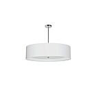 Suspendu LED Dainolite Helena HEL-344P-PC-WH 4-lumières 400W blanc