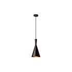 Suspendu cordon DEL Dainolite HKI-81P-BK séries Helsinki 1-lumière Noir mat 60w