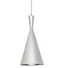 Suspendu cordon DEL Dainolite HKI-81P-WH séries Helsinki 1-lumière Blanc mat 60w