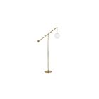 Lampe sur pied Dainolite HOL-661F-AGB Holly 1-Lumière Laiton vieilli 60W