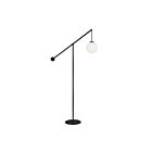 Lampe sur pied Dainolite HOL-661F-MB Holly 1-Lumière Noir mat 60W