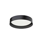 Dainolite KTN-1225LEDFH-MB Kathleen 1-Lumière 25W Noir LED Plafonnier encastré CCT Sélectionnable