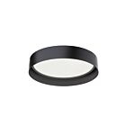 Dainolite KTN-1225LEDFH-MB Kathleen 1-Lumière 25W Noir LED Plafonnier encastré CCT Sélectionnable