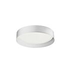 Dainolite KTN-1225LEDFH-MW Kathleen 1-Lumière 25W Blanc LED Plafonnier encastré CCT Sélectionnable