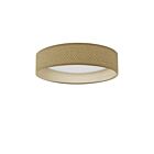 Dainolite KTN-1225LEDFH-NAT Kathleen 1-Lumière 25W Naturel LED Plafonnier encastré CCT Sélectionnable