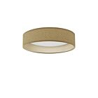 Dainolite KTN-1225LEDFH-NAT Kathleen 1-Lumière 25W Naturel LED Plafonnier encastré CCT Sélectionnable