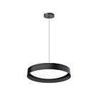 Dainolite KTN-1225LEDP-MB Kathleen 1-Lumière 25W Noir mat LED Plafonnier encastré CCT Sélectionnable