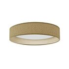 Dainolite KTN-1630LEDFH-NAT Kathleen 1-Lumière 30W Naturel LED Plafonnier encastré CCT Sélectionnable
