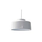 Suspendu DEL en métal Dainolite KUP-201P-WH séries Kup 1-lumière Blanc 60w
