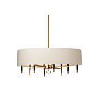 Lustre à incandescence Dainolite LAN-408HC-VB-CRM séries Langford 8-lumières Bronze Vintage 480w