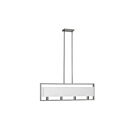 Suspendu LED Horizontal Dainolite LAR-323-SC séries Larkin 4-lumières Chrome satiné 240w