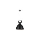 Suspendu à LED Dainolite Liberty LBY-141P-MB-MB 100W 1-Lumière Noir mat