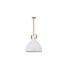 Suspendu à LED Dainolite Liberty LBY-201P-MW-AGB 100W 1-Lumière Blanc mat
