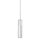 Suspendu cordon DEL Dainolite LUN-1LEDP-WH séries Luna 1-lumière Blanc 60w