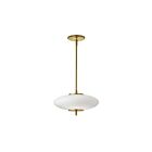 Suspendu à LED Dainolite Maddie MAD-121LEDP-AGB 20W Laiton vieilli