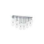 Plafonnier encastré halogène Dainolite MGL-2718FH-PC Megallan 18-Lumières 450W Chrome poli